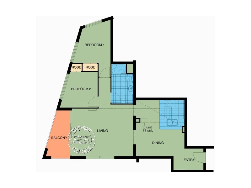 REF 22112/88 Southbank Boulevard, Southbank VIC 3006 Floorplan