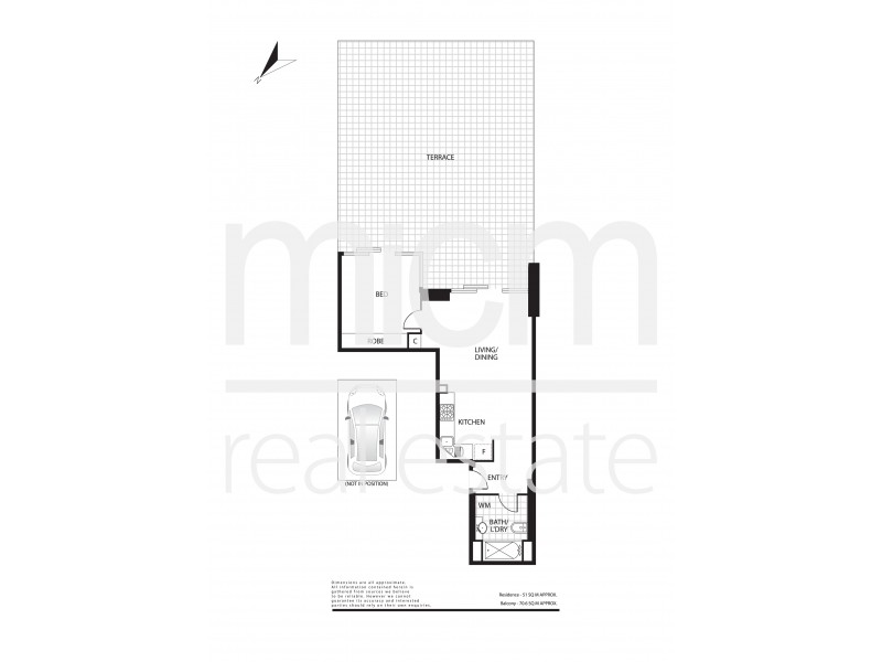 65/183 City Road, Southbank VIC 3006 Floorplan