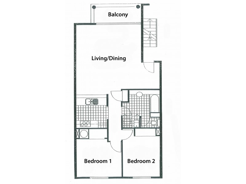 REF 22166/88 Wells Street, Southbank VIC 3006 Floorplan