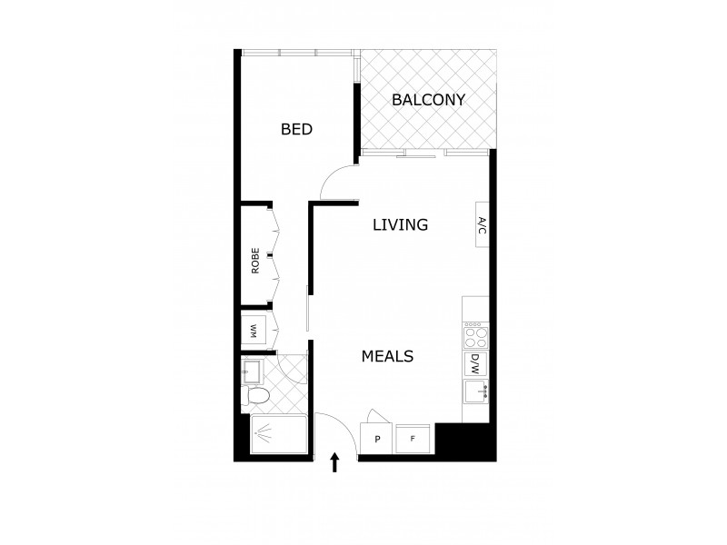 4016/220 Spencer Street, Melbourne VIC 3000 Floorplan