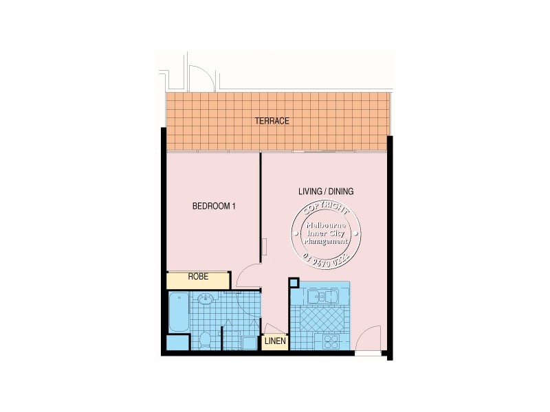 REF 22213/28 Bank Street, South Melbourne VIC 3205 Floorplan