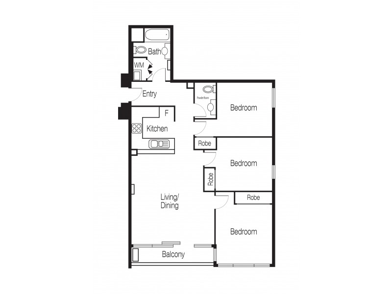 152/83 Whiteman Street, Southbank VIC 3006 Floorplan