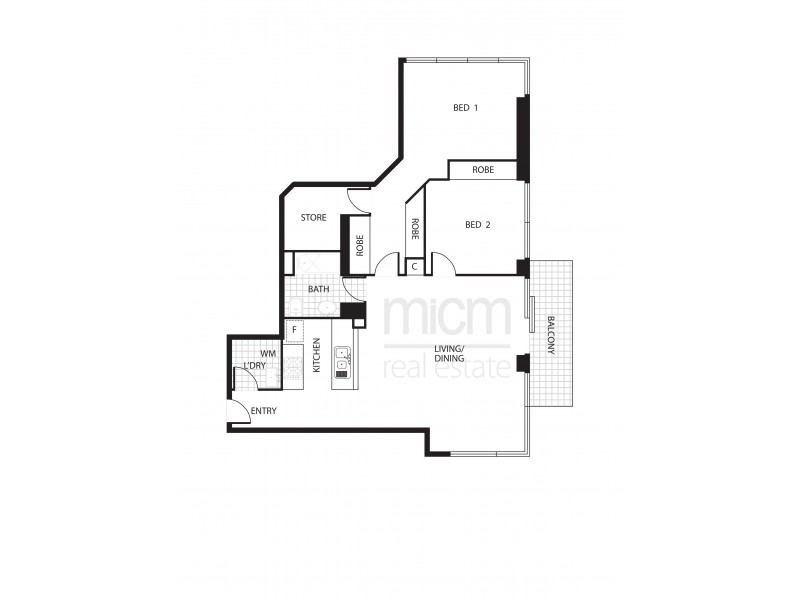 275/100 Kavanagh Street, Southbank VIC 3006 Floorplan