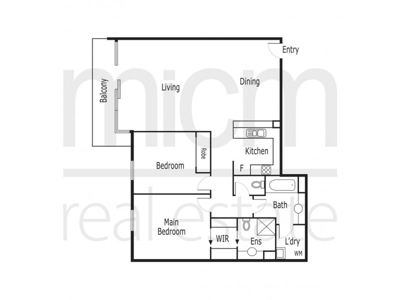 107/88 Park Street, South Melbourne VIC 3205 Floorplan