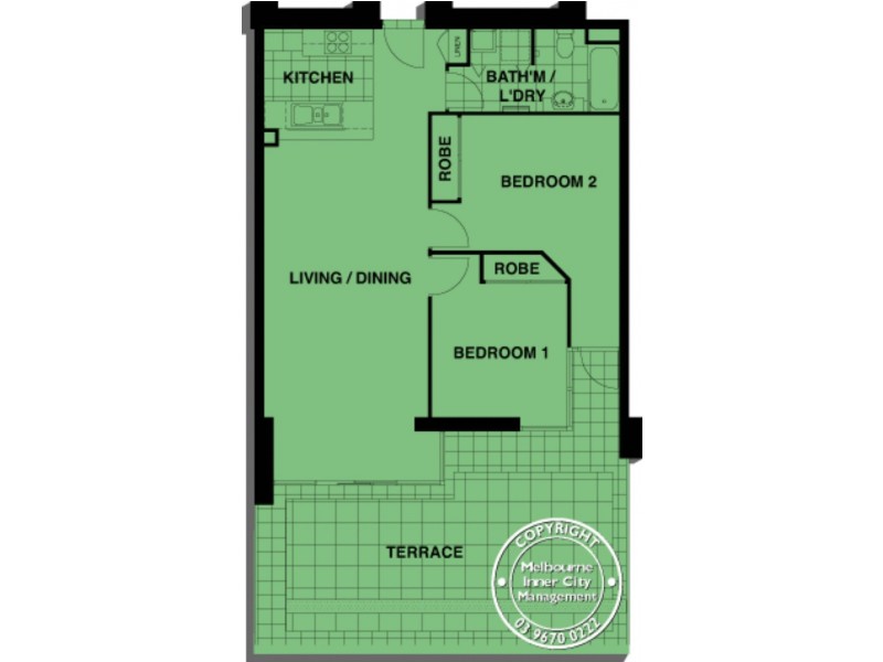 REF 22241/88 Kavanagh Street, Southbank VIC 3006 Floorplan