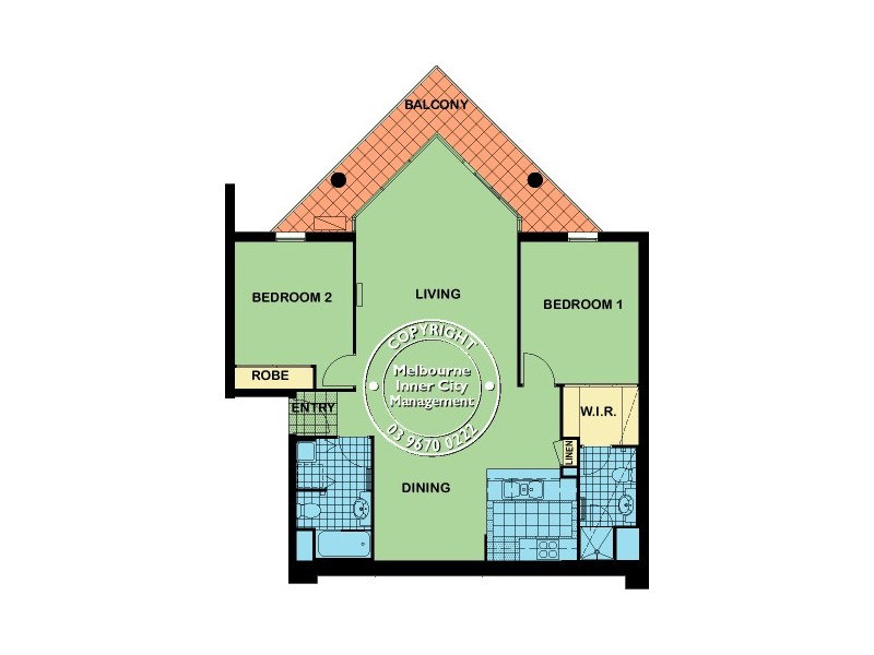 REF 22246/83 Whiteman Street, Southbank VIC 3006 Floorplan