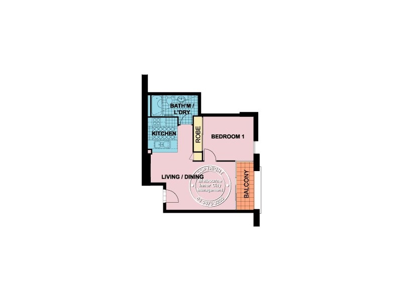 REF 22250/668 Bourke Street, Melbourne VIC 3000 Floorplan