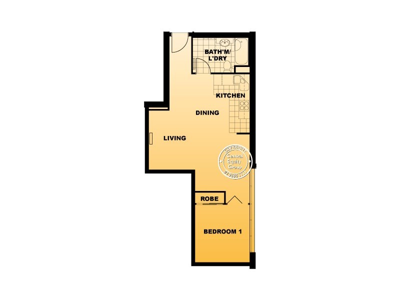 REF 22254/118 Dudley Street, West Melbourne VIC 3003 Floorplan