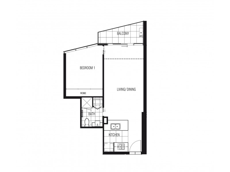 2400/180 City Road, Southbank VIC 3006 Floorplan