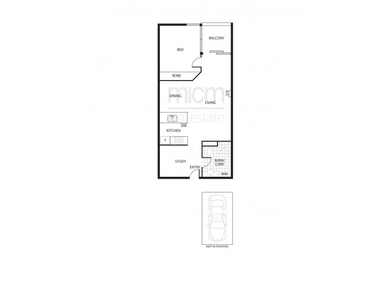 104/58 Jeffcott Street, West Melbourne VIC 3003 Floorplan