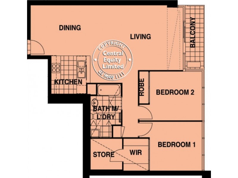 162/183 City Road, Southbank VIC 3006 Floorplan