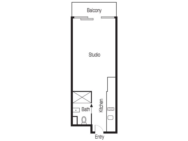 1311/181 A’Beckett Street, Melbourne VIC 3000 Floorplan