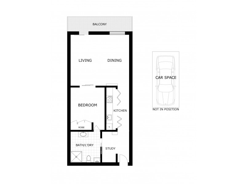 405/87 Franklin Street, Melbourne VIC 3000 Floorplan