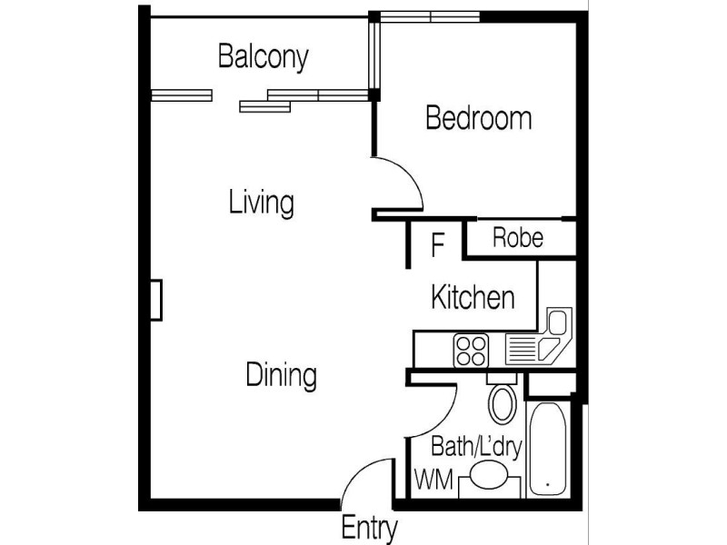 REF 22361/118 Dudley Street, West Melbourne VIC 3003 Floorplan