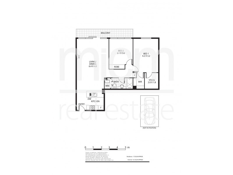 610/38 Bank Street, South Melbourne VIC 3205 Floorplan