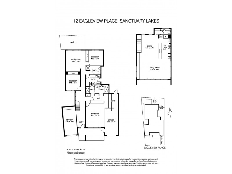 12 Eagleview Place, Sanctuary Lakes VIC 3030 Floorplan