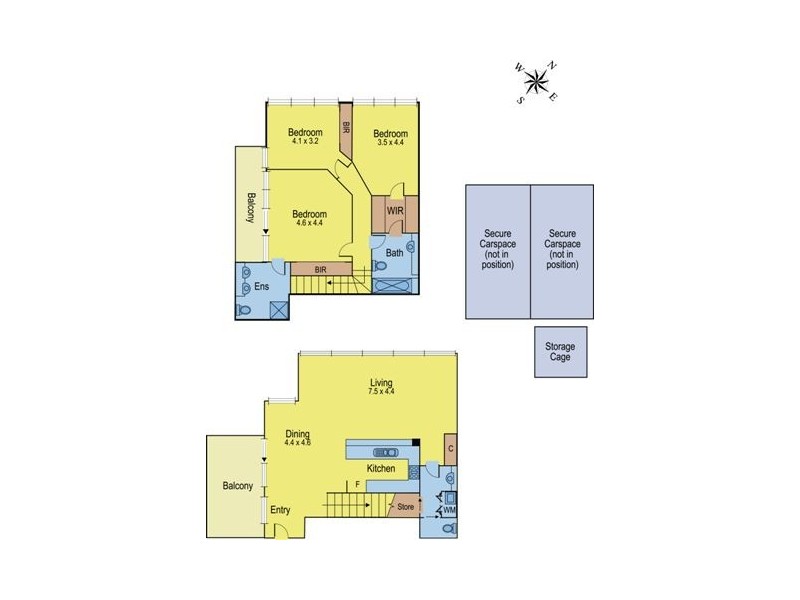 282/100 Kavanagh Street, Southbank VIC 3006 Floorplan