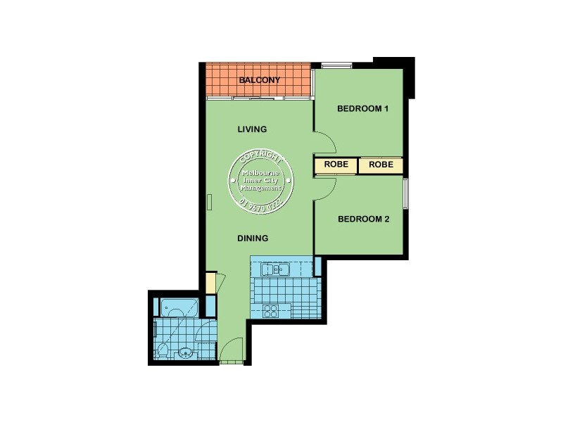 REF 22481/163 City Road, Southbank VIC 3006 Floorplan