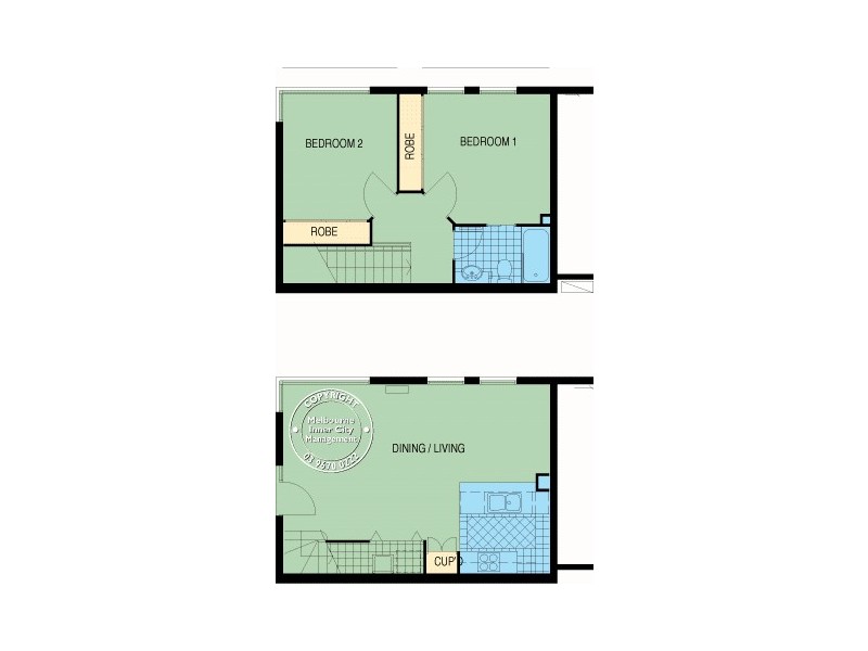 REF 22489/39 Dorcas Street, South Melbourne VIC 3205 Floorplan