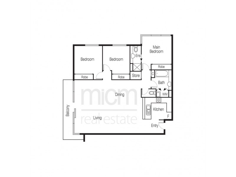 107/283 Spring Street, Melbourne VIC 3000 Floorplan
