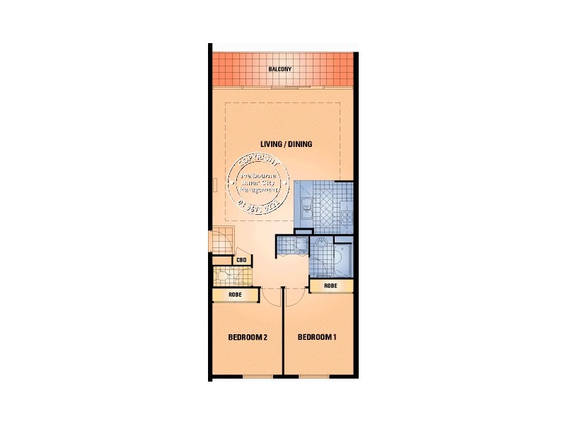REF 22527/632 St Kilda Road, Melbourne VIC 3004 Floorplan