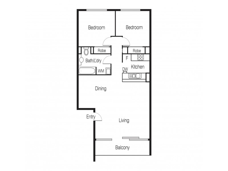 199/28 Little Lonsdale Street, Melbourne VIC 3000 Floorplan