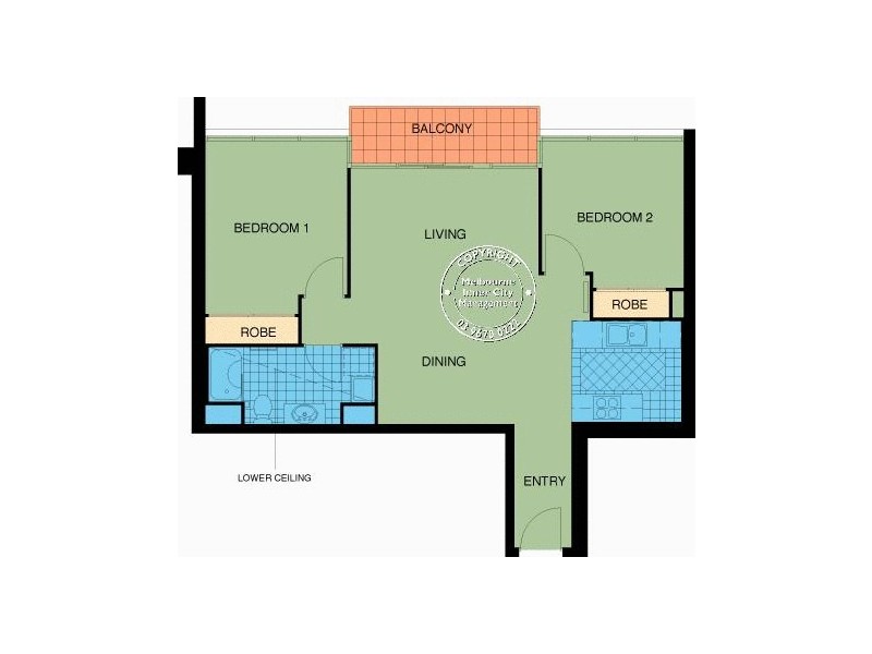 101/79 Whiteman Street, Southbank VIC 3006 Floorplan
