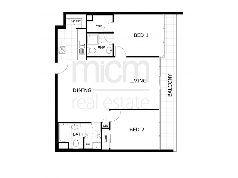 101/69 Dorcas Street, South Melbourne VIC 3205 Floorplan