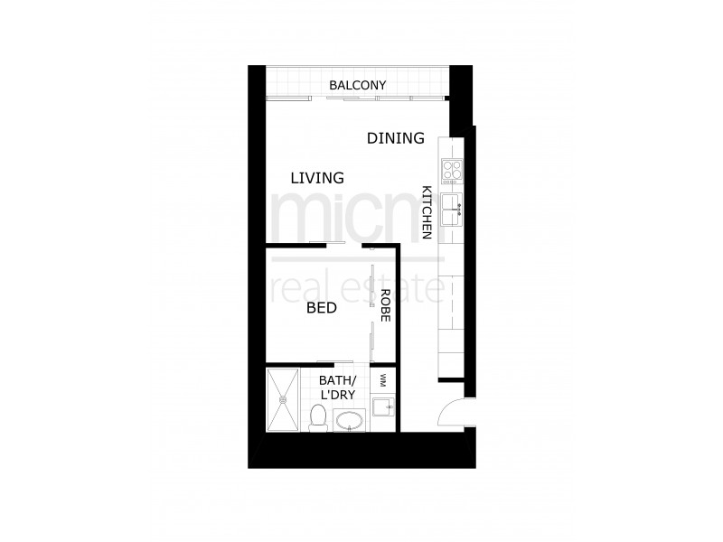 1505/1 Freshwater Place, Southbank VIC 3006 Floorplan