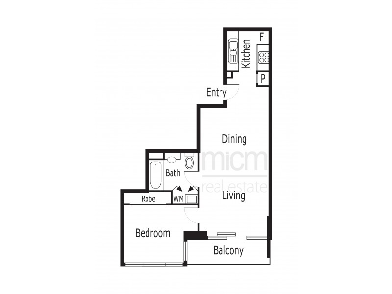 255/173 City Road, Southbank VIC 3006 Floorplan