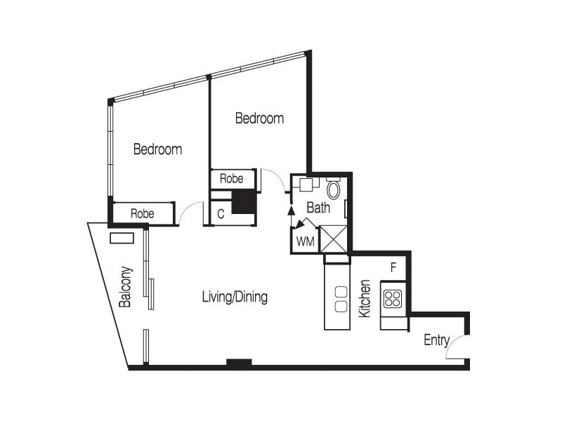 REF 22653/180 City Road, Southbank VIC 3006 Floorplan