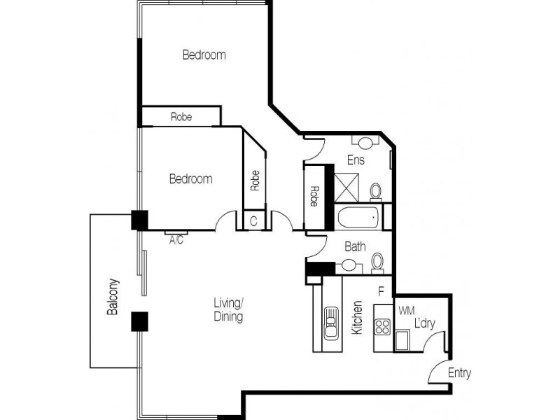 REF 22659/100 Kavanagh Street, Southbank VIC 3006 Floorplan