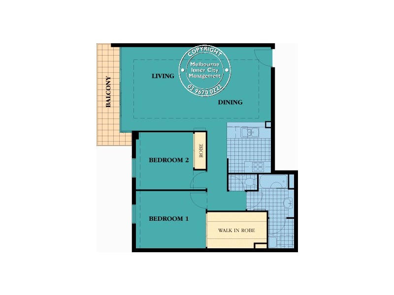REF 22660/88 Park Street, South Melbourne VIC 3205 Floorplan
