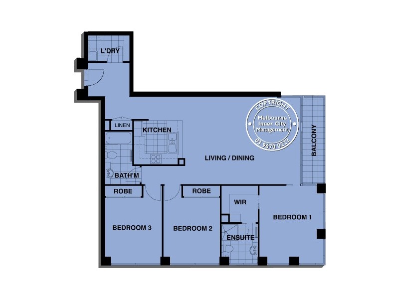 REF 22688/88 Kavanagh Street, Southbank VIC 3006 Floorplan