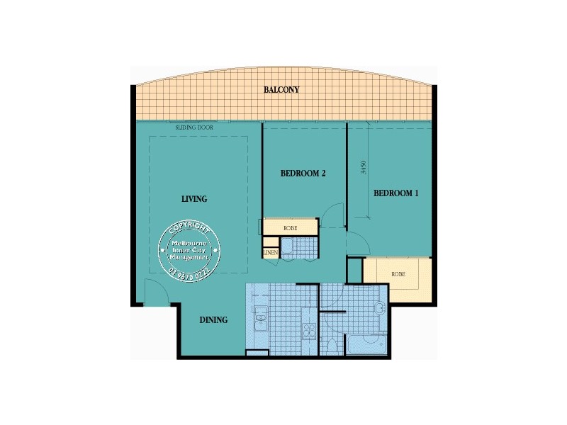 REF 22694/33 La Trobe Street, Melbourne VIC 3000 Floorplan