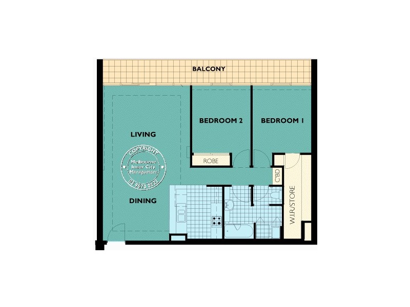 REF 22695/83 Queensbridge Street, Southbank VIC 3006 Floorplan