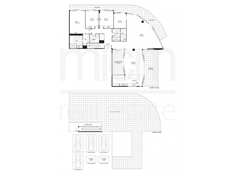 1901/8 McCrae Street, Docklands VIC 3008 Floorplan