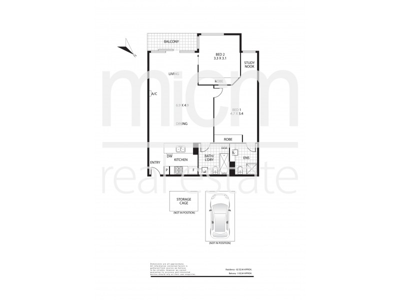 1100/58 Jeffcott Street, West Melbourne VIC 3003 Floorplan