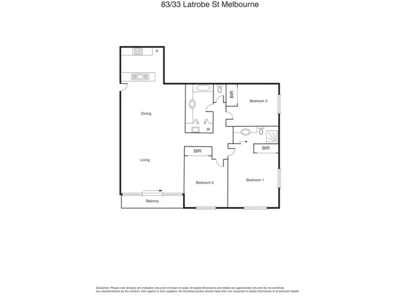 REF 22717/33 La Trobe Street, Melbourne VIC 3000 Floorplan