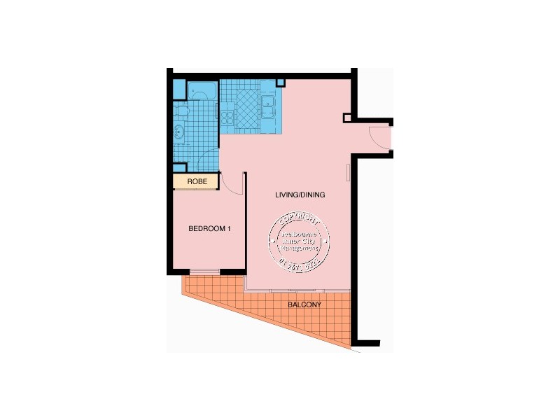 13/416A St Kilda Road, Melbourne VIC 3004 Floorplan