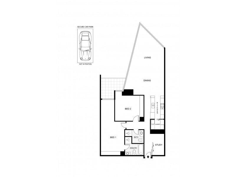 4508A/7 Riverside Quay, Southbank VIC 3006 Floorplan