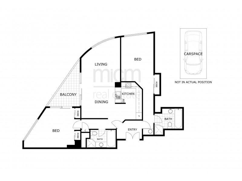 1211-1212/26 Southgate Avenue, Southbank VIC 3006 Floorplan