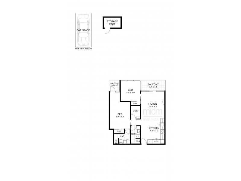 608/39 Coventry Street, Southbank VIC 3006 Floorplan