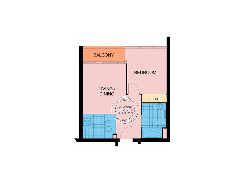 REF 22870/416 St Kilda Road, Melbourne VIC 3004 Floorplan