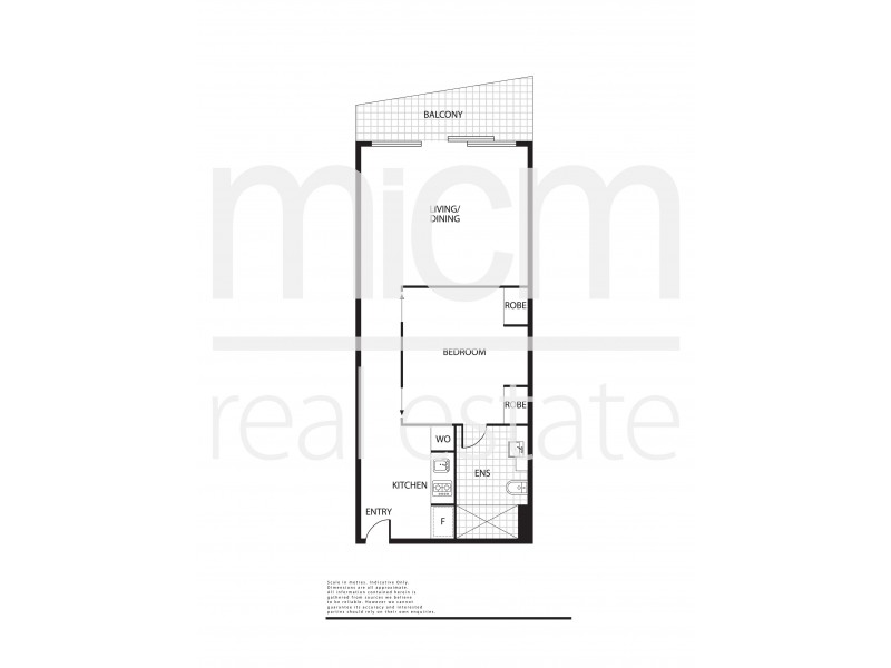 808/53 Batman Street, West Melbourne VIC 3003 Floorplan