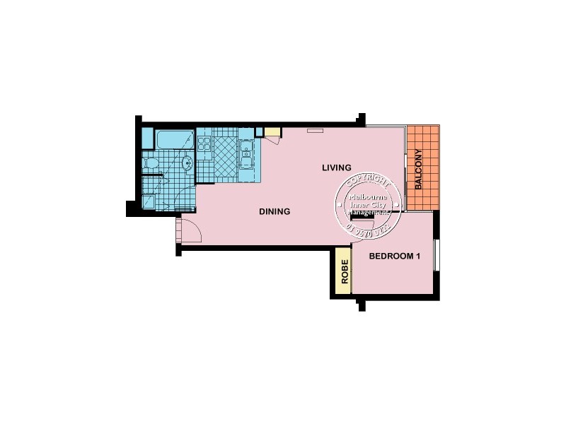 REF 22907/99 Whiteman Street, Southbank VIC 3006 Floorplan
