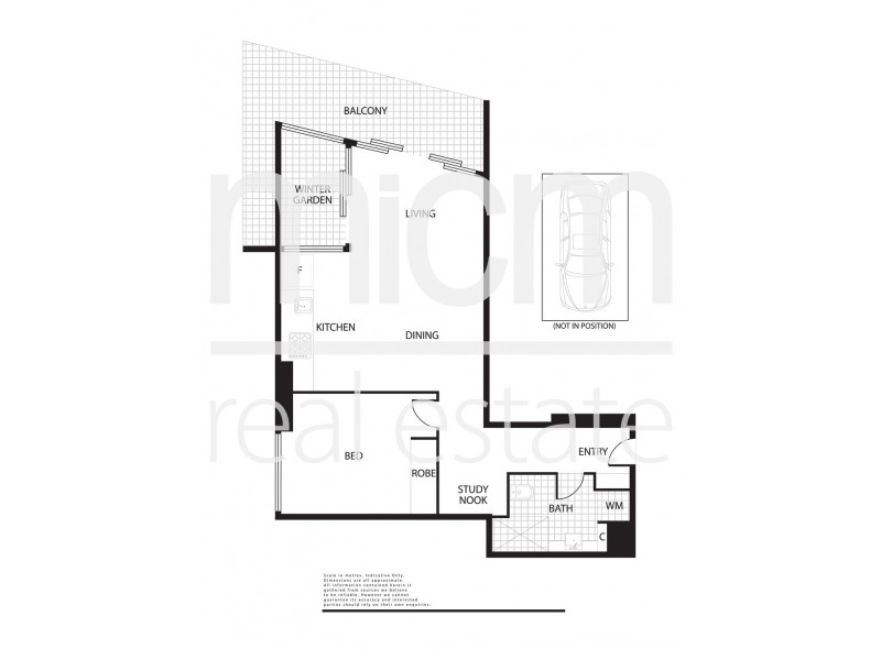 713/100 Harbour Esplanade, Docklands VIC 3008 Floorplan