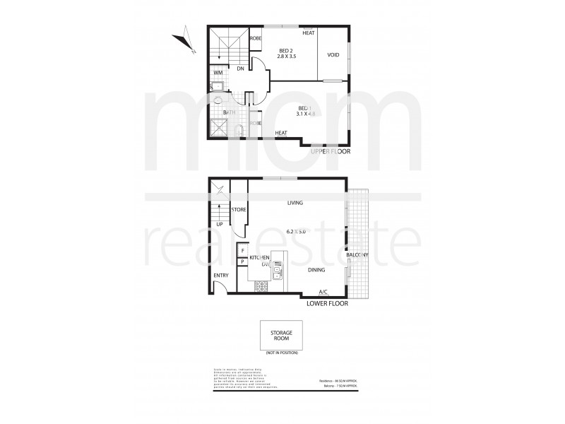 902/87 Franklin Street, Melbourne VIC 3000 Floorplan