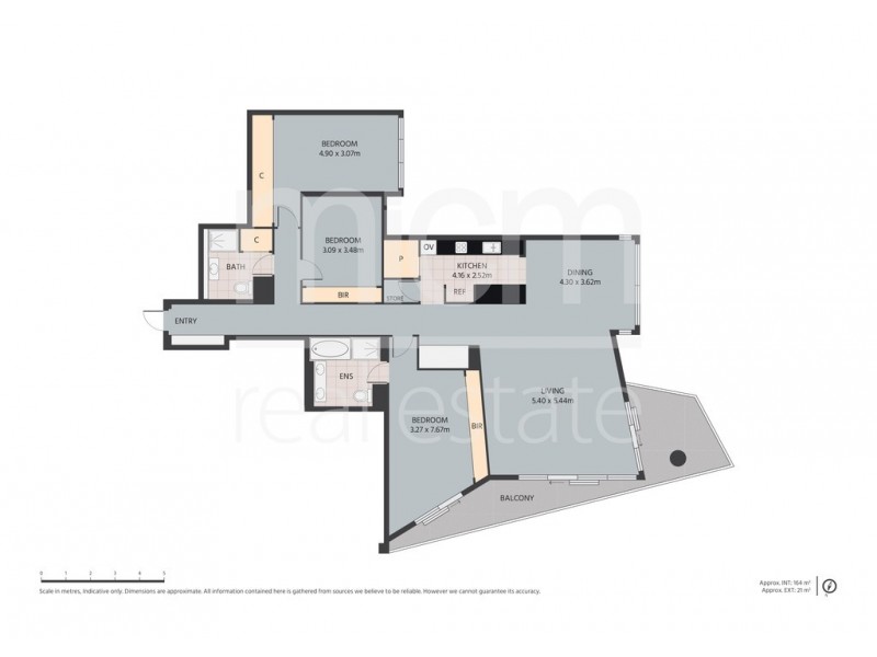221/55 Victoria Harbour Promenade, Docklands VIC 3008 Floorplan