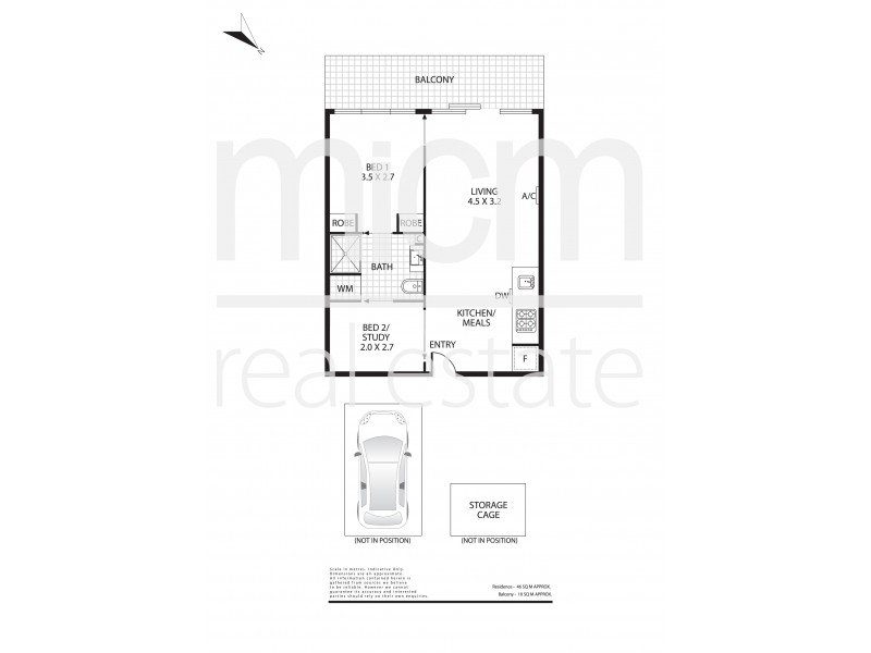 1810/39 Coventry Street, Southbank VIC 3006 Floorplan